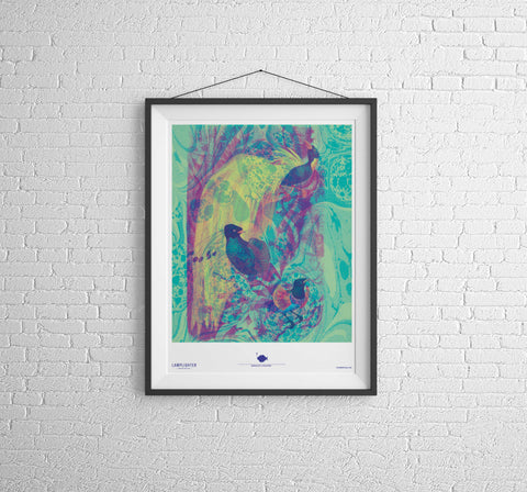 Birds of a Feather Can Art Poster