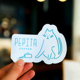 Pepita Cat Sticker